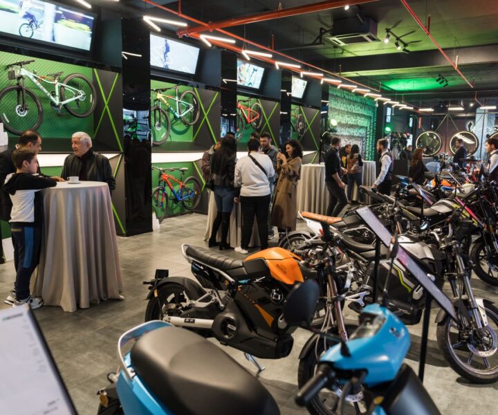 Moped showroom