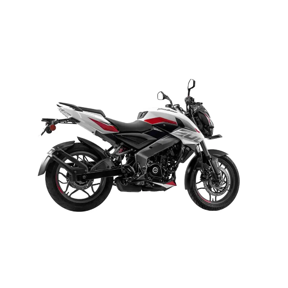 Motosiklet Bajaj Pulsar 200 NS, White 2026 (4) Motosiklet Bajaj Pulsar 200 NS, White 2026 (4)